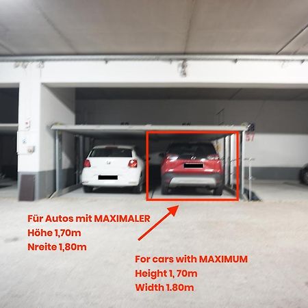 Neu Modernes Apartment In Top Lage, Free Parking Max 1,65M Hoehe Und 1,8M Breite 卡尔斯鲁厄 外观 照片